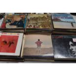 A large collection of LP records, various genres and artists to include Spyrogyra, Santana, Stan