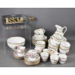 A selection of teaware to include Spode coffee cans and saucers, no 629595. and an early 20th