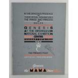 A Genesis "The Mama Tour" - In Aid Of The Prince's Trust UK autographed tour programme February 29th