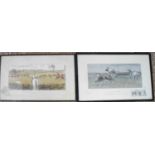 Snaffles - Charles Johnson Payne (1884-1967): a pair of signed prints, 22 by 49cm, each entitled