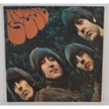 The Beatles "Rubber Soul" LP record, 1st pressing, mono, XEX 580-1, XEX 579-1.