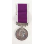 A Long Service and Good Conduct medal awarded to Colour Sergeant Frank Herbert Fellowes of