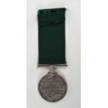 A Victorian Volunteer Long Service Medal, unnamed.