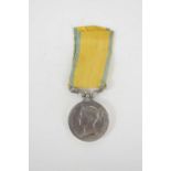 A Victorian Baltic Medal 1854-1855, I.C Wyon profile of Queen Victoria, unnamed.