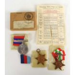 A WWII medal group awarded to F/L S.J Welton 140681 comprising of The 1939-45 Star, Italy Star and