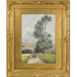 Tom Scott (Scottish, 19th century): Gowrie, watercolour, signed, 28 by 19cm.