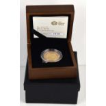 A Royal Mint "Mary Rose" 2011 Gold Proof £2 Coin, 15.97g, limited edition, with certificate and