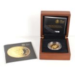 A Royal Mint 2013 Gold Proof £2 coin to commemorate The 350th Anniversary of the Guinea, 15.97g,