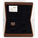 A Royal Mint 2011 "Cardiff" gold proof £1 coin, 19.619g, with certificate and special presentation