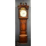 Local interest: A 19th century Thomas Haynes of Stamford mahogany and oak longcase clock, the