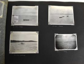 A photograph album of naval photographs taken from the late 1930s and during the early stages of
