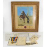 A group of Victorian military items pertaining to Trooper George Craven of the 18th Hussars,