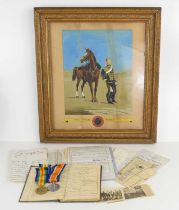 A group of Victorian military items pertaining to Trooper George Craven of the 18th Hussars,