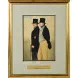 Richard Dighton (1795-1880): Admiral Rous and Mr Geo Payne 'Fathers of the Turf, watercolour