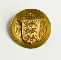 A 9ct gold Edwardian Footballing medal, inscribed for 'Lanc A.L., DIV 2, CHAMP, 1907-8', stamped for