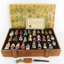 A set of thirty Thomas Pacconi Classics Christmas decorations, in the original box together with a