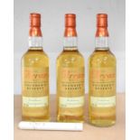Three bottles of Arran Founder's Reserve single malt Scotch whisky, 43%, 70cl together with a