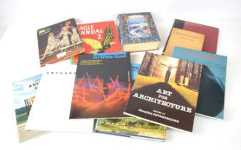 A group of books to include architectural and design books to include Antony Gormley, Aspects of