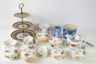 A group of ceramics including various Royal Worcester Evesham pattern individual serving dishes