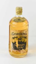 Tanqueray Gordon and Co Ltd, a bottle of vintage Gordon's Orange Gin. and Gordon's Lemon 60% proof