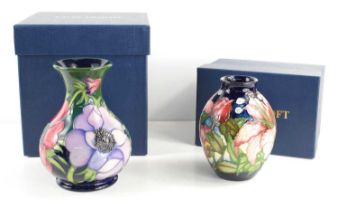 Vicky Lovatt for Moorcroft Pottery, a Sandbach pattern vase, of ovoid form, signed and dated 2011 to