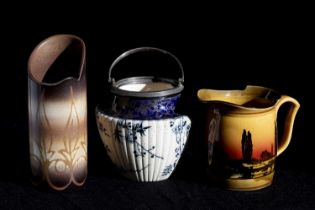 A group of 19th and 20th century British ware pottery to include a Doulton Lambeth jug, Doulton