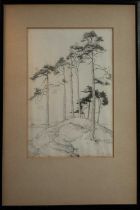 MILDRED R. LAMB (Scottish, 1900- unknown): Glasgow School original signed and framed pencil