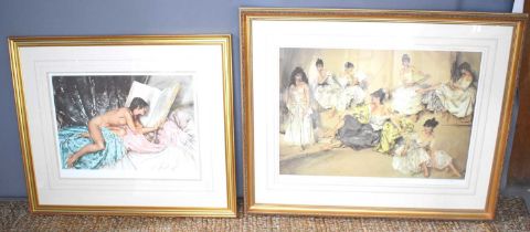 After William Russell Flint (Scottish 1880-1969): two limited edition prints comprising 'Janet and