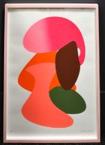 Constance Read (20th century): Limited edition screen print 8/9, abstract colours, signed in pencil,