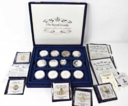 The Westminster Collection, The Royal Family Commemorative Coin Collection, a group of twelve silver