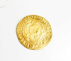 A late 15th century gold Ducat from Norglingen, Germany, circa 1492, dating from the reign of