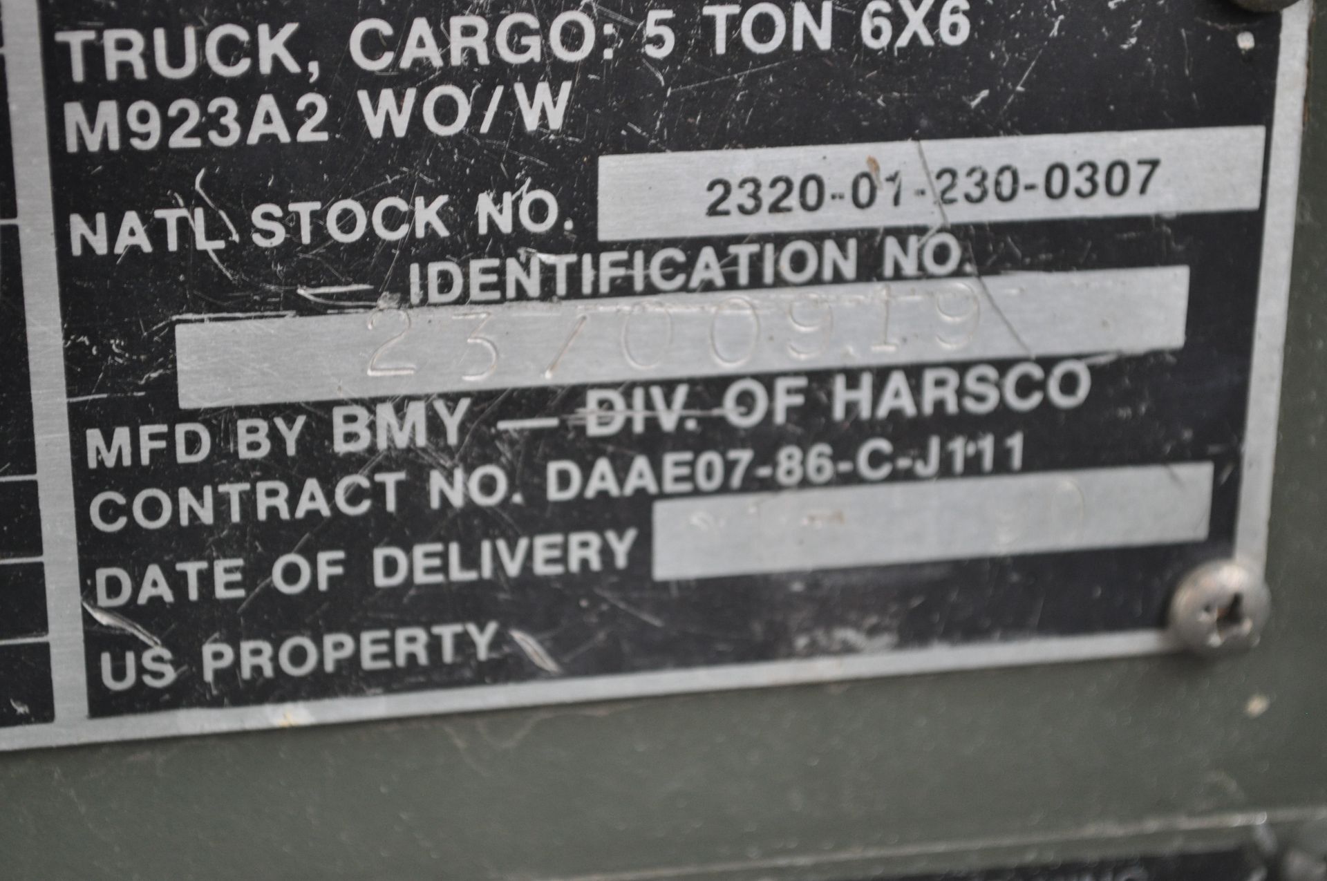 Harsco 5 Ton 6x6 military truck - Image 25 of 31