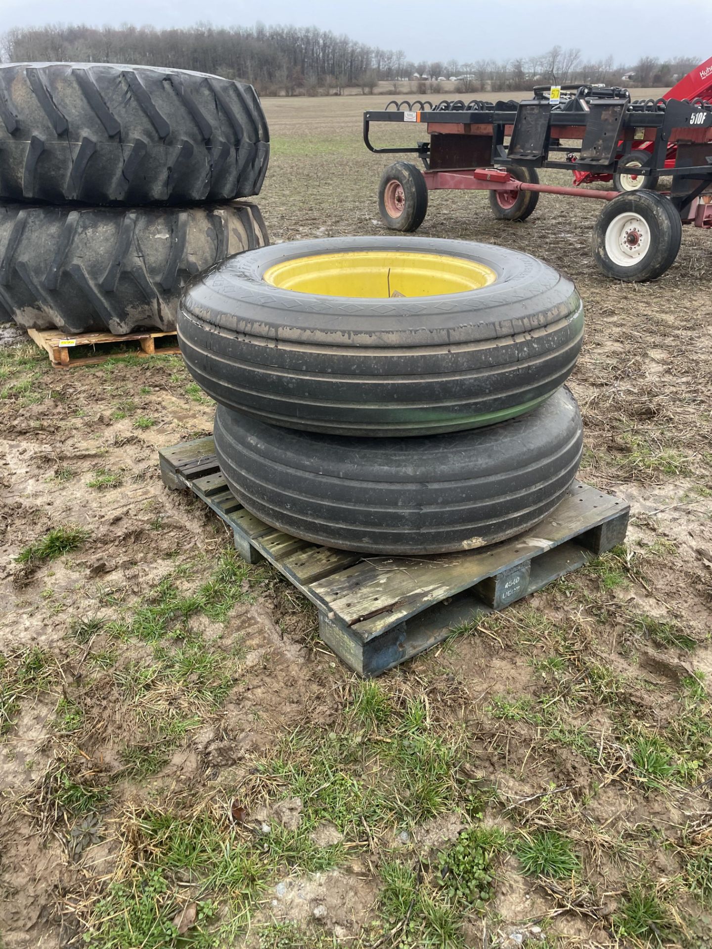 (2) 11.25-24 tires and rims - Image 2 of 3