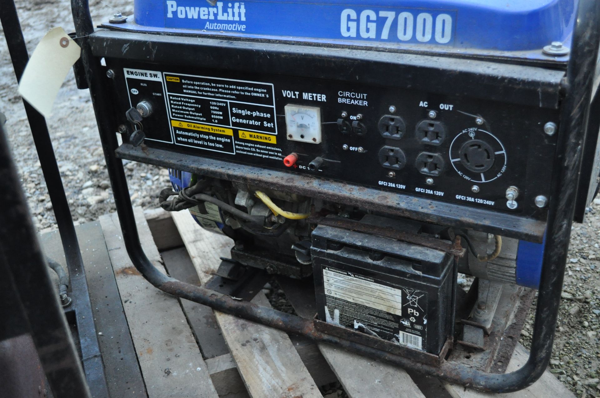 power lift gg7000 generator - Image 3 of 3