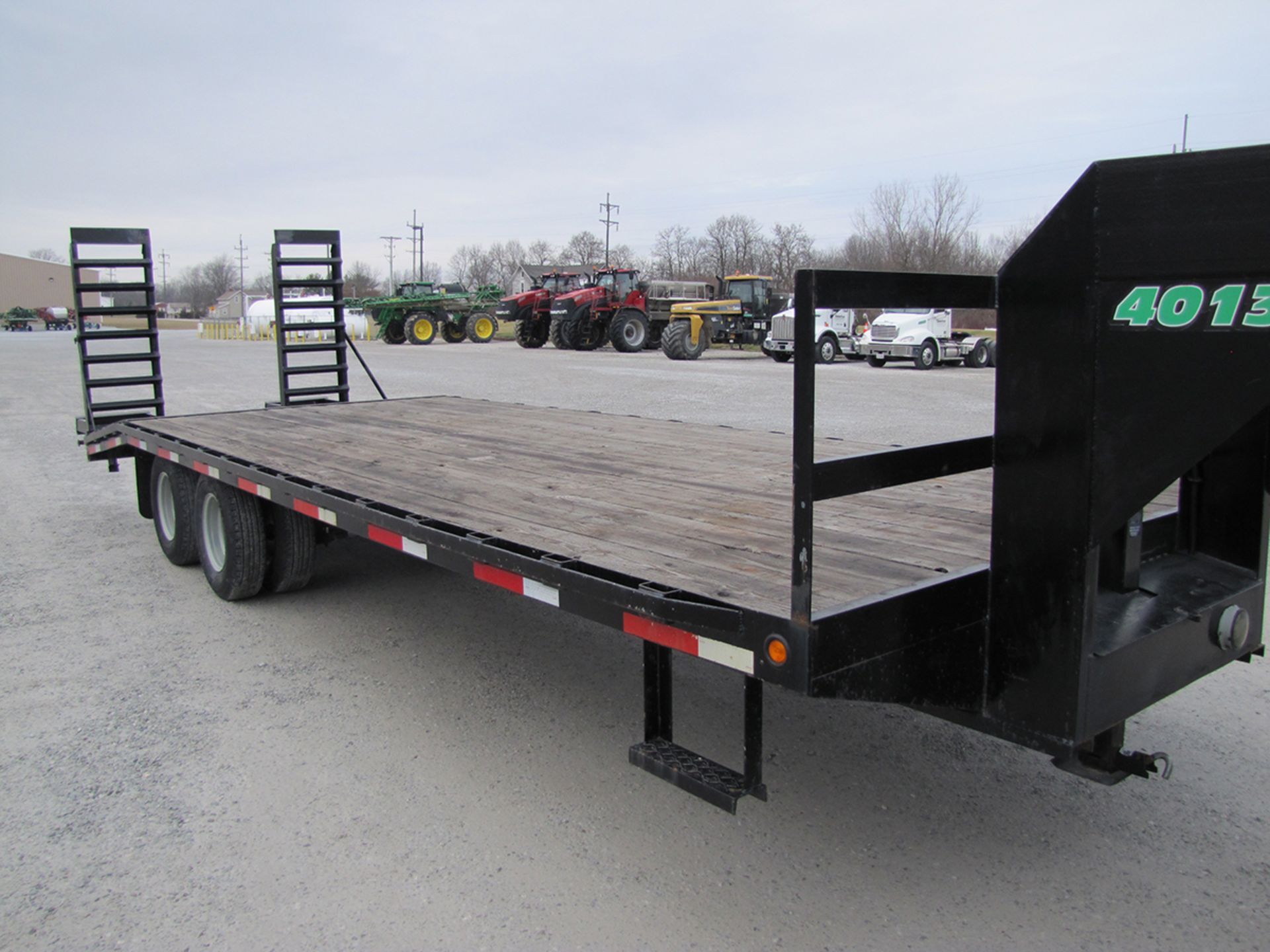 2012 20’+5’ Appalachian CGP-H25 flatbed gooseneck trailer - Image 10 of 35