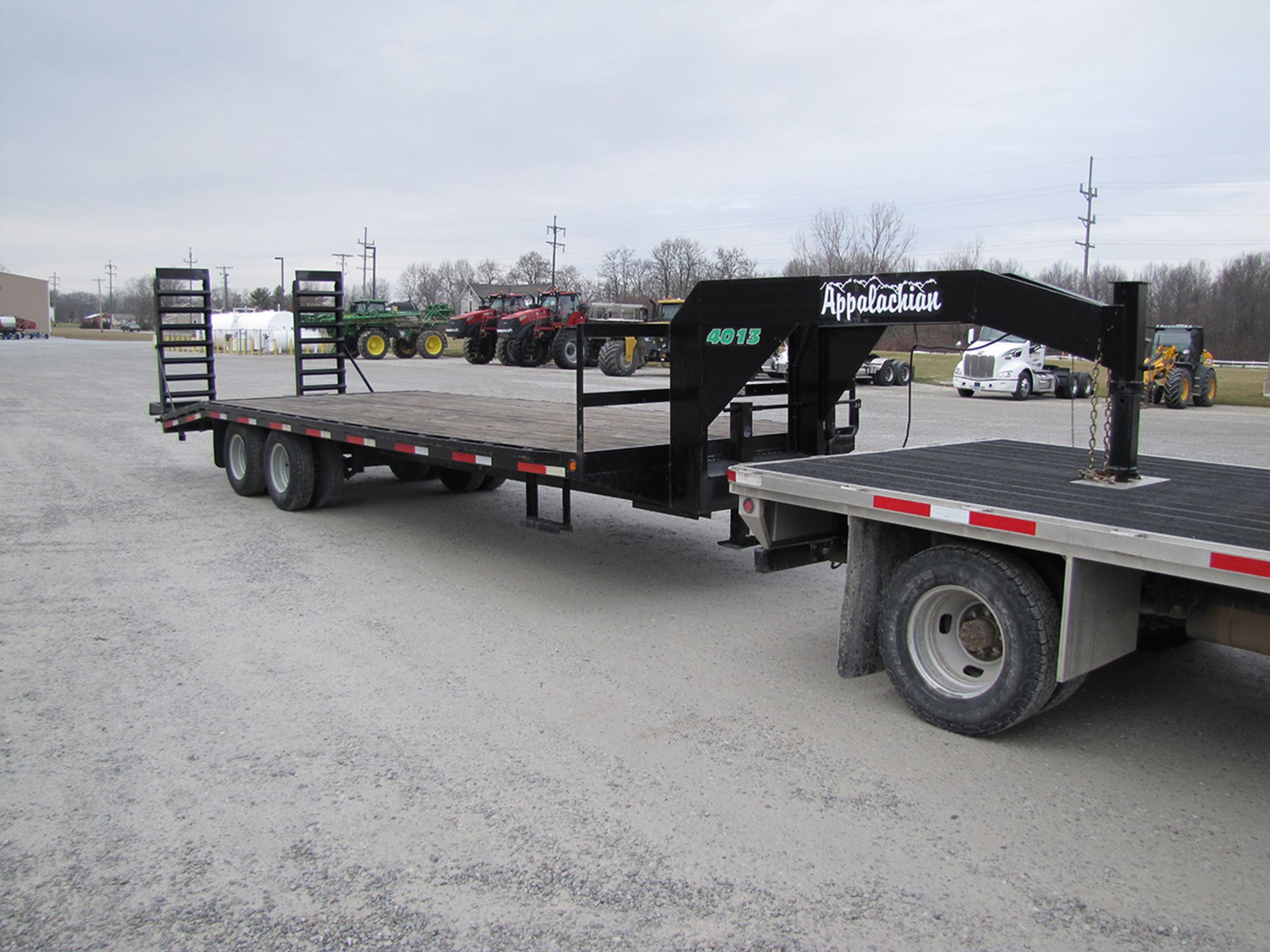 2012 20’+5’ Appalachian CGP-H25 flatbed gooseneck trailer - Image 8 of 35