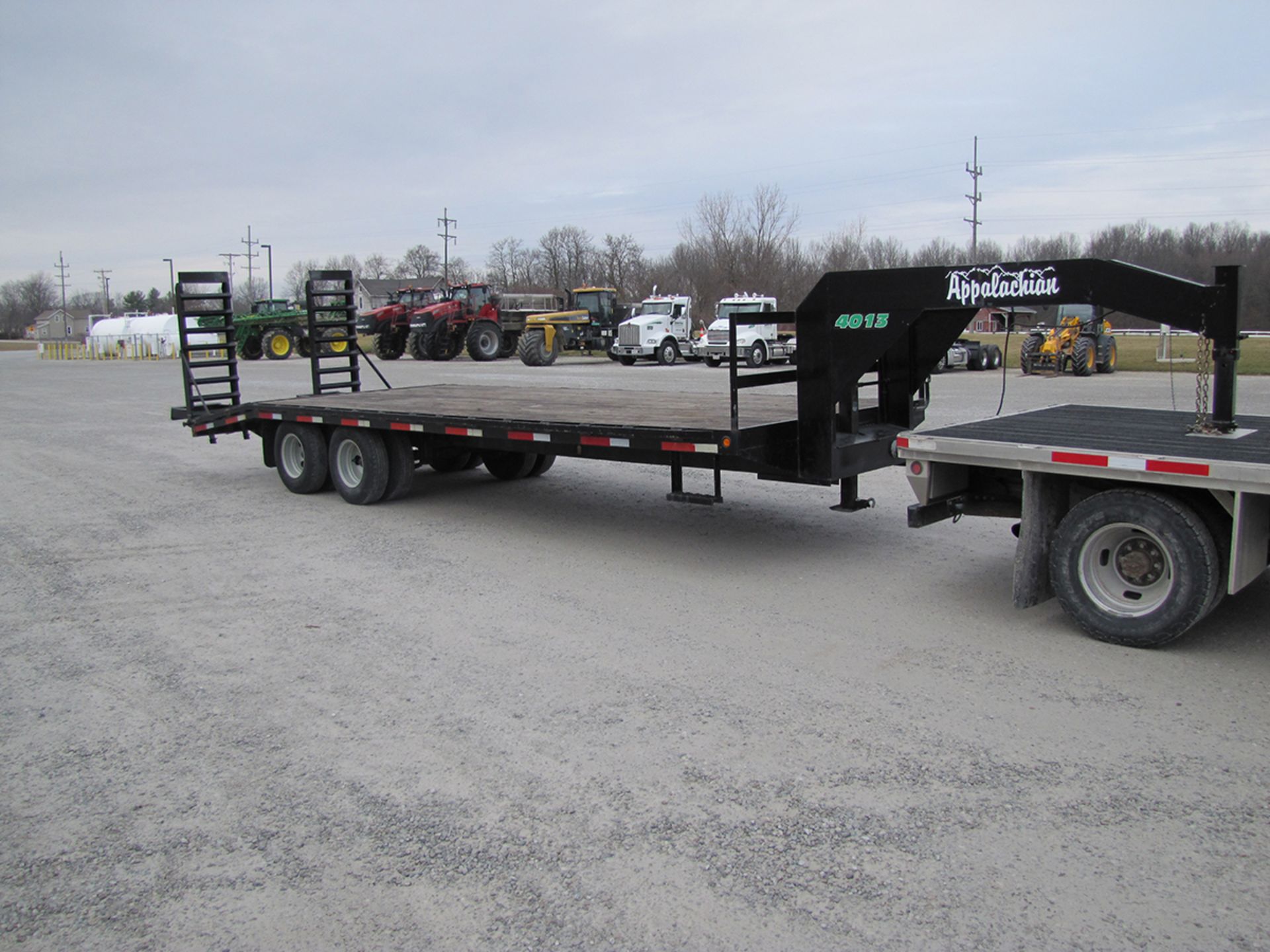 2012 20’+5’ Appalachian CGP-H25 flatbed gooseneck trailer - Image 7 of 35