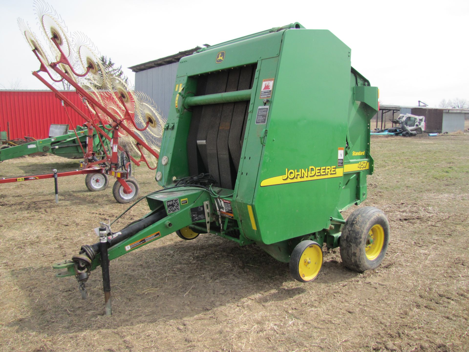 John Deere 457 round baler - Image 3 of 19