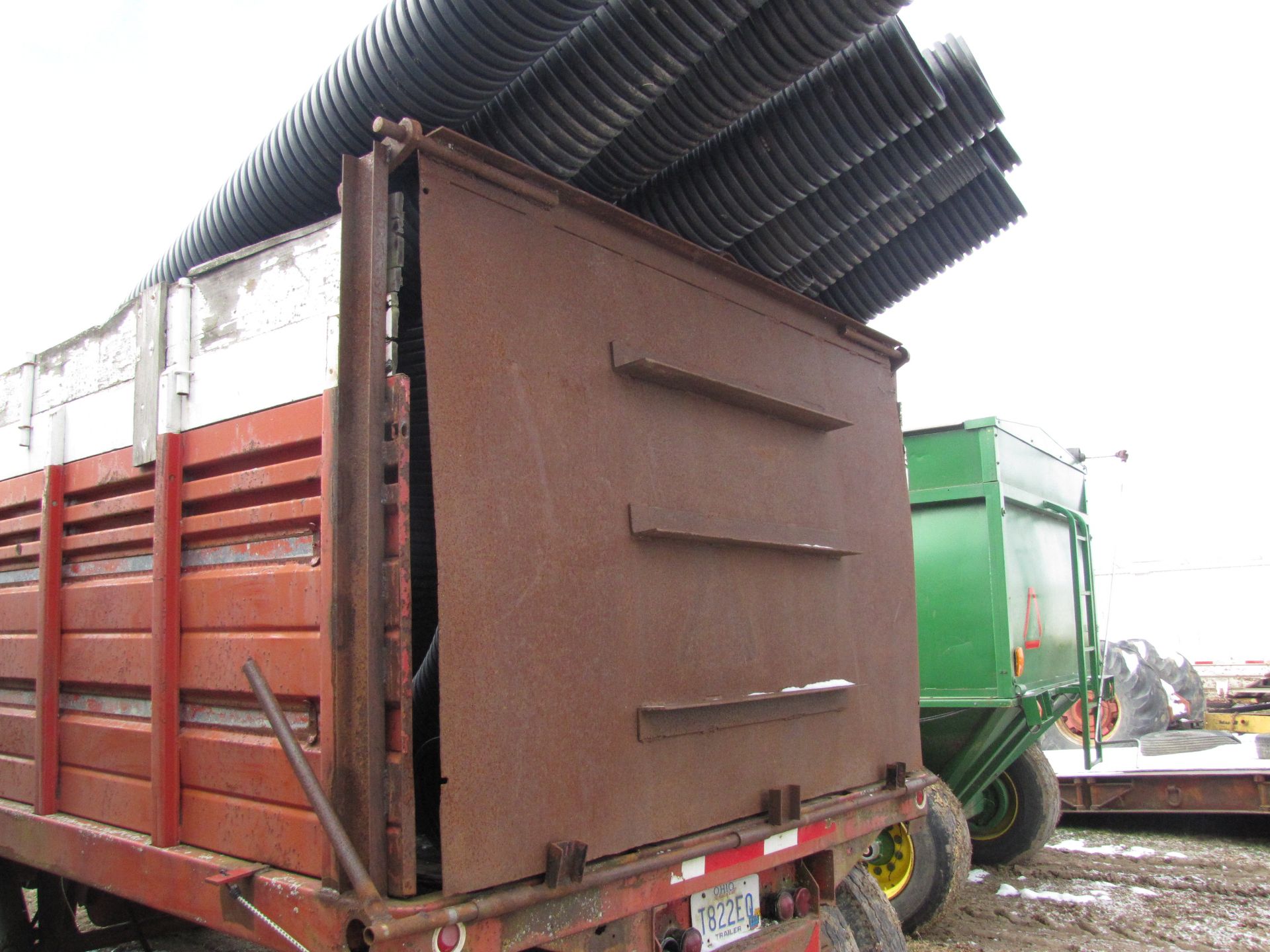 18’ homemade dump trailer, NO TITLE - Image 9 of 27