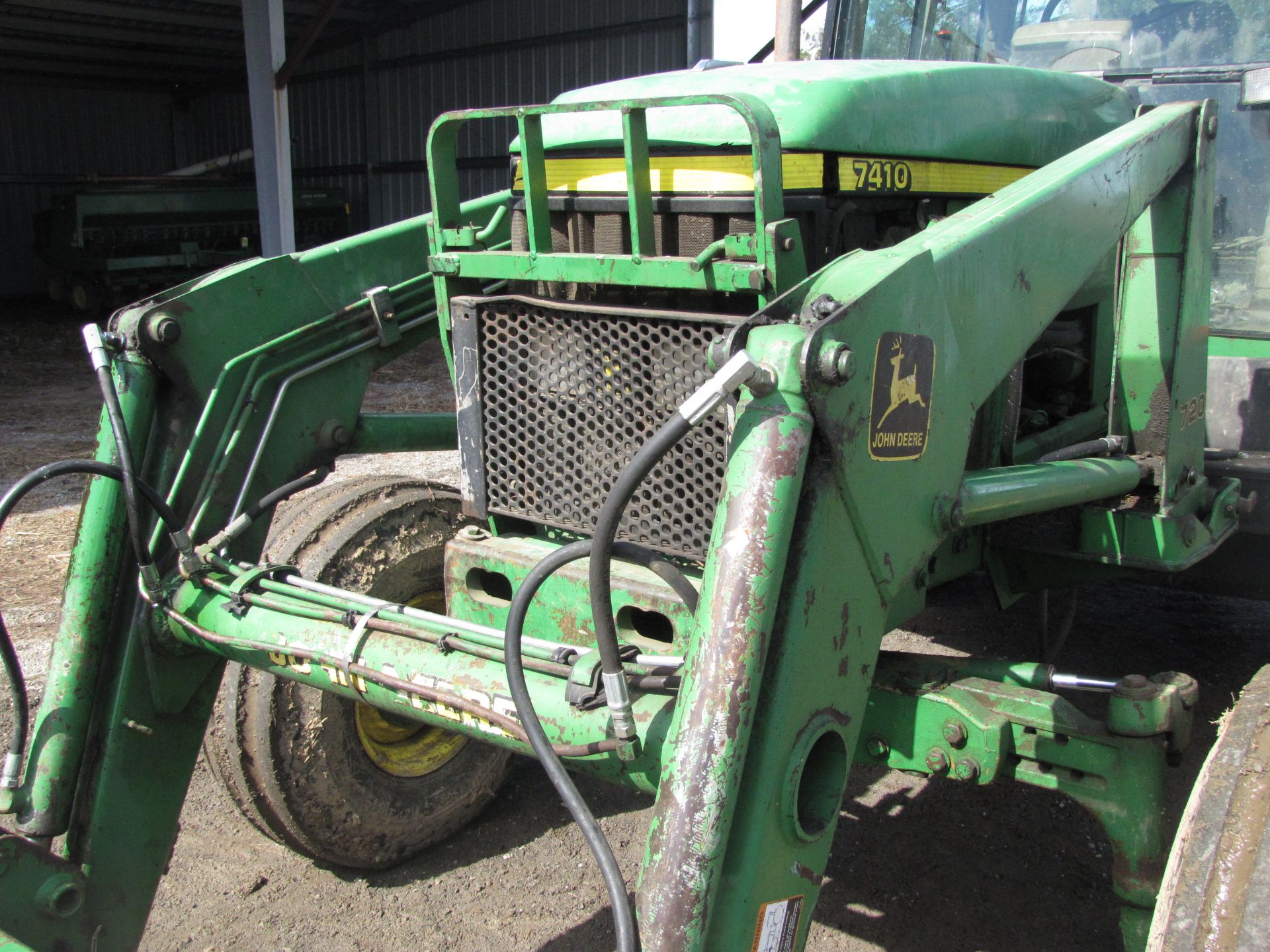 John Deere 7410 tractor w/ 720 loader - Image 10 of 45