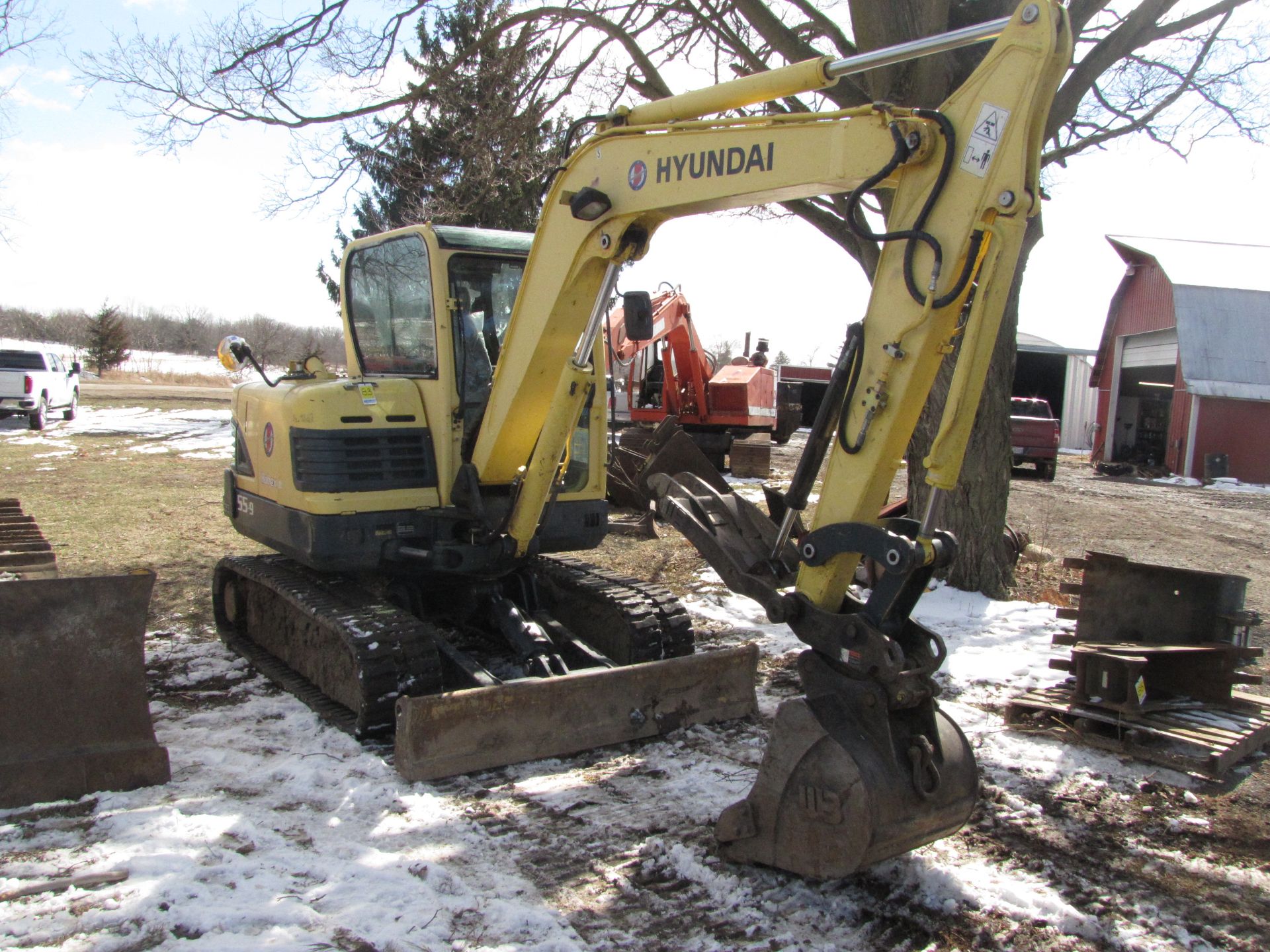 Hyundai 55-9 mini excavator