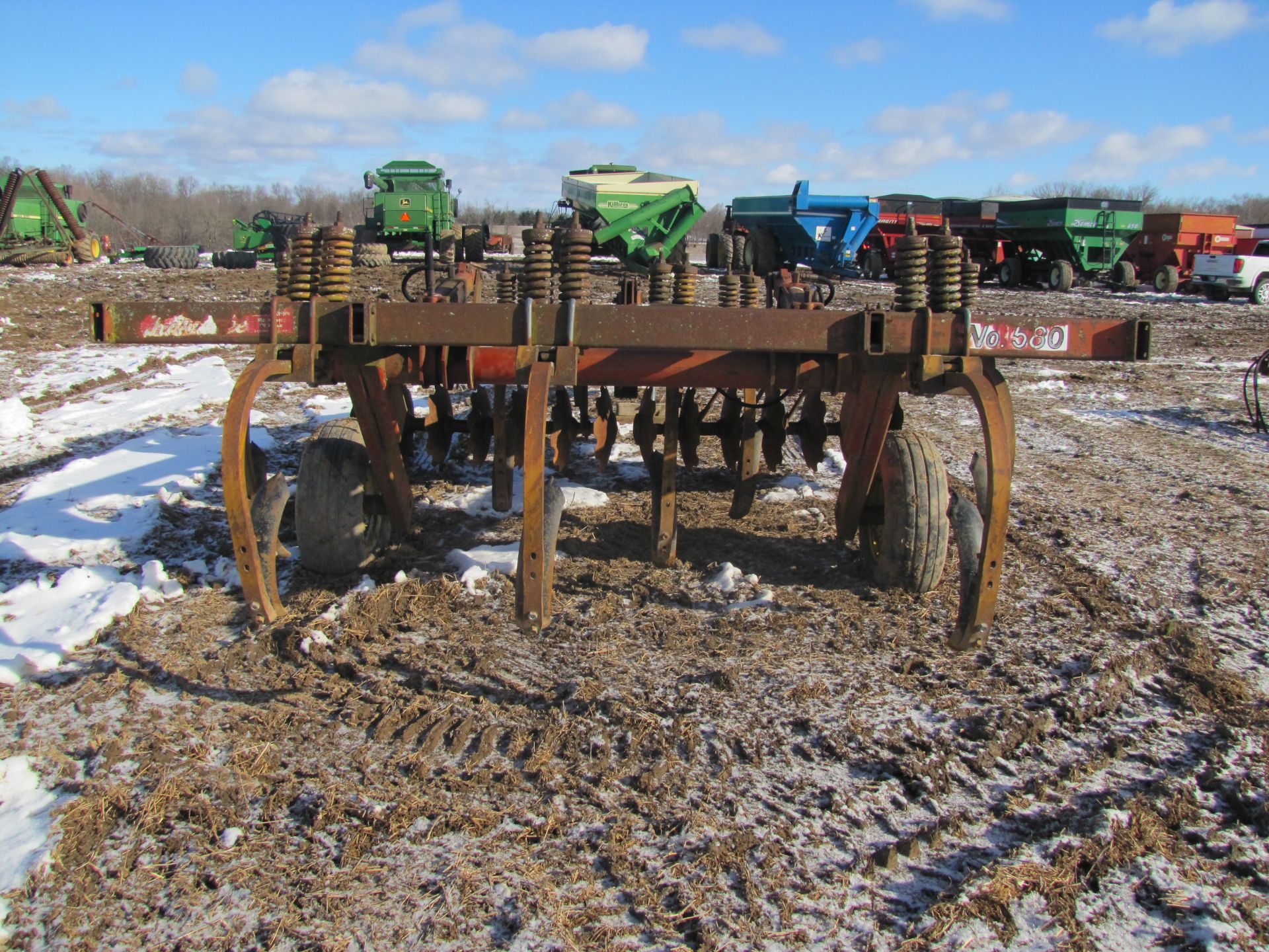 8-shank Kewanee 580 Conser-vator disc chisel plow - Image 5 of 20