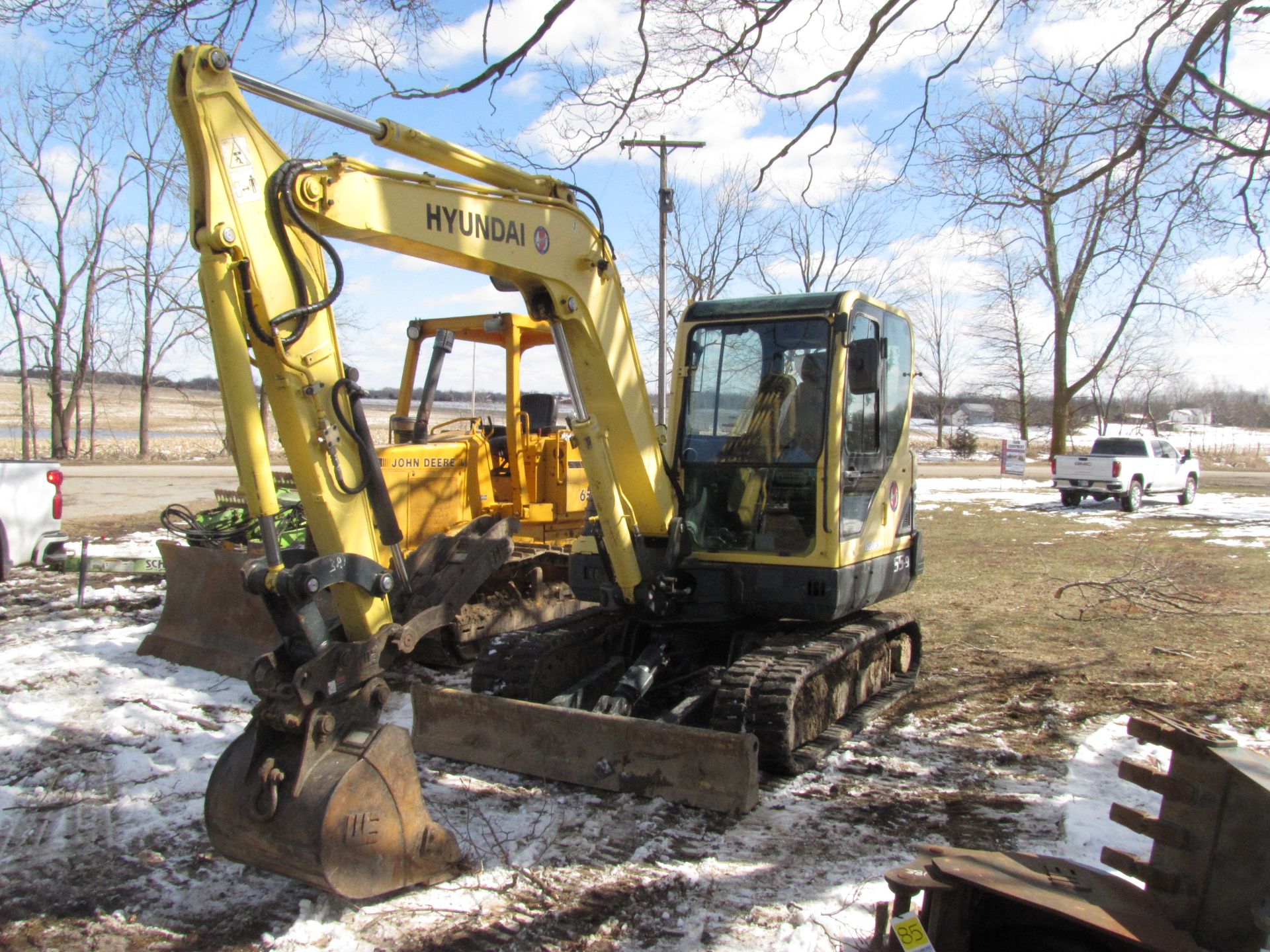 Hyundai 55-9 mini excavator - Image 6 of 42