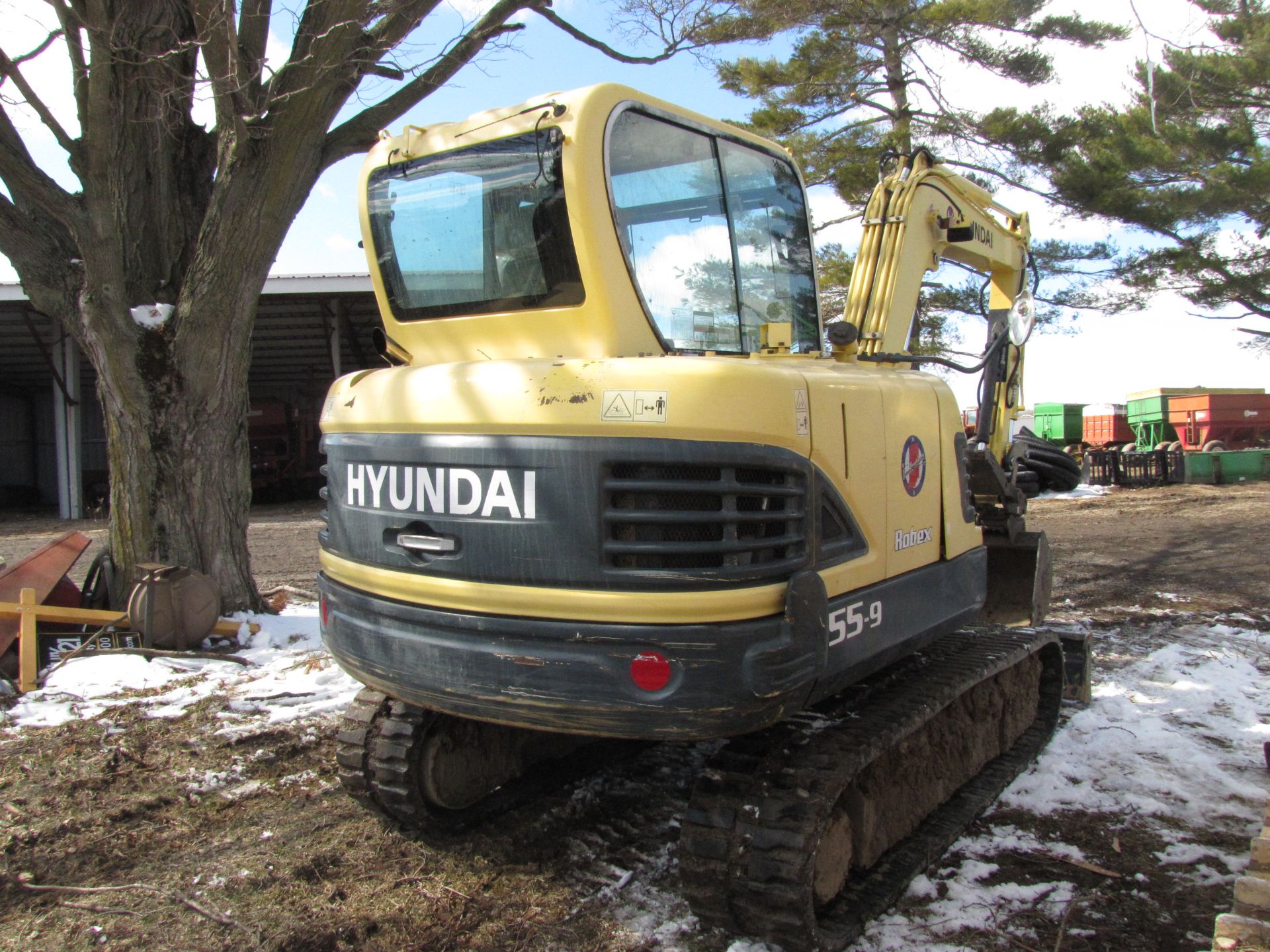 Hyundai 55-9 mini excavator - Image 5 of 42