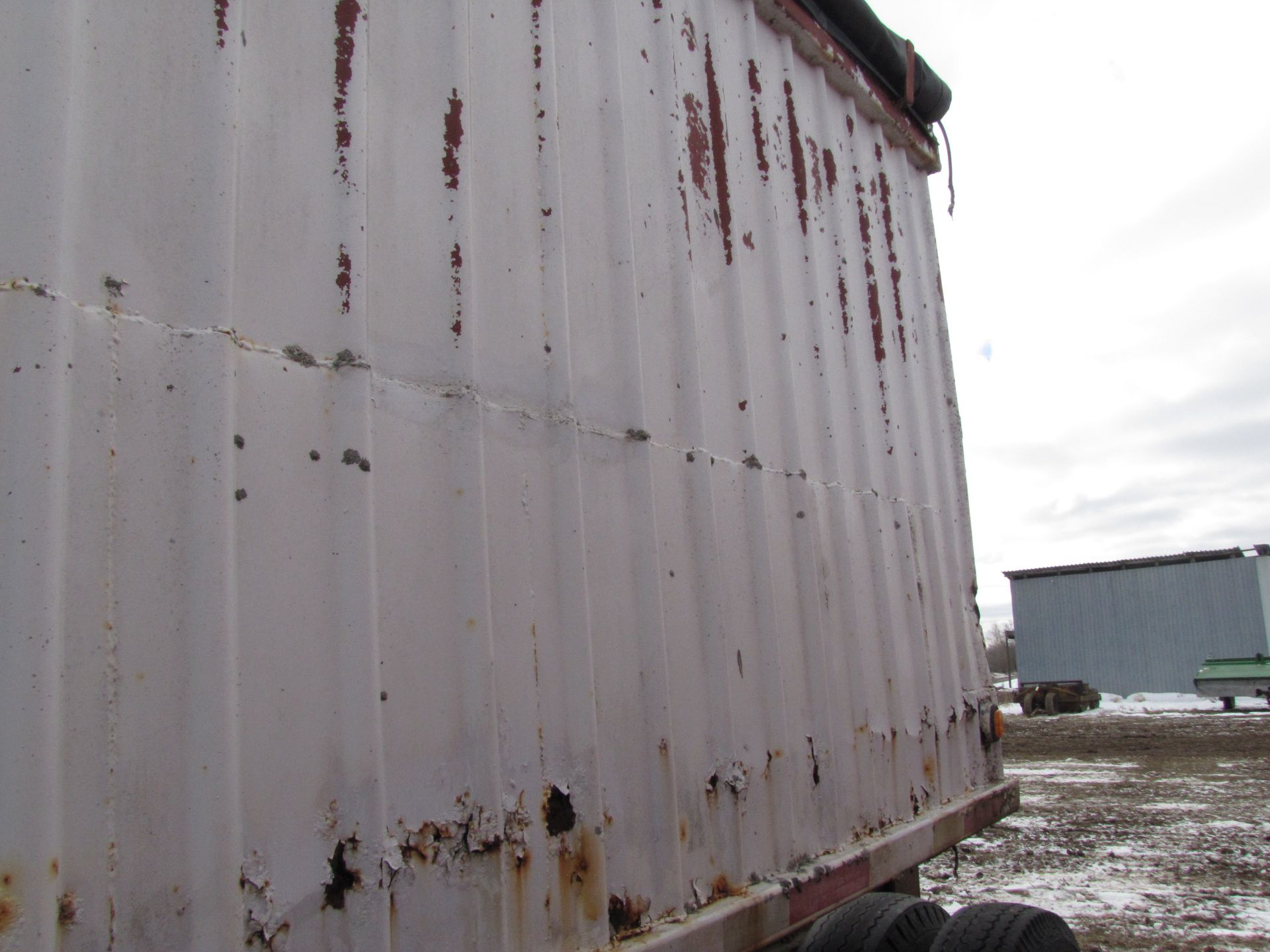 40’ steel hopper grain trailer, NO TITLE - Image 17 of 33