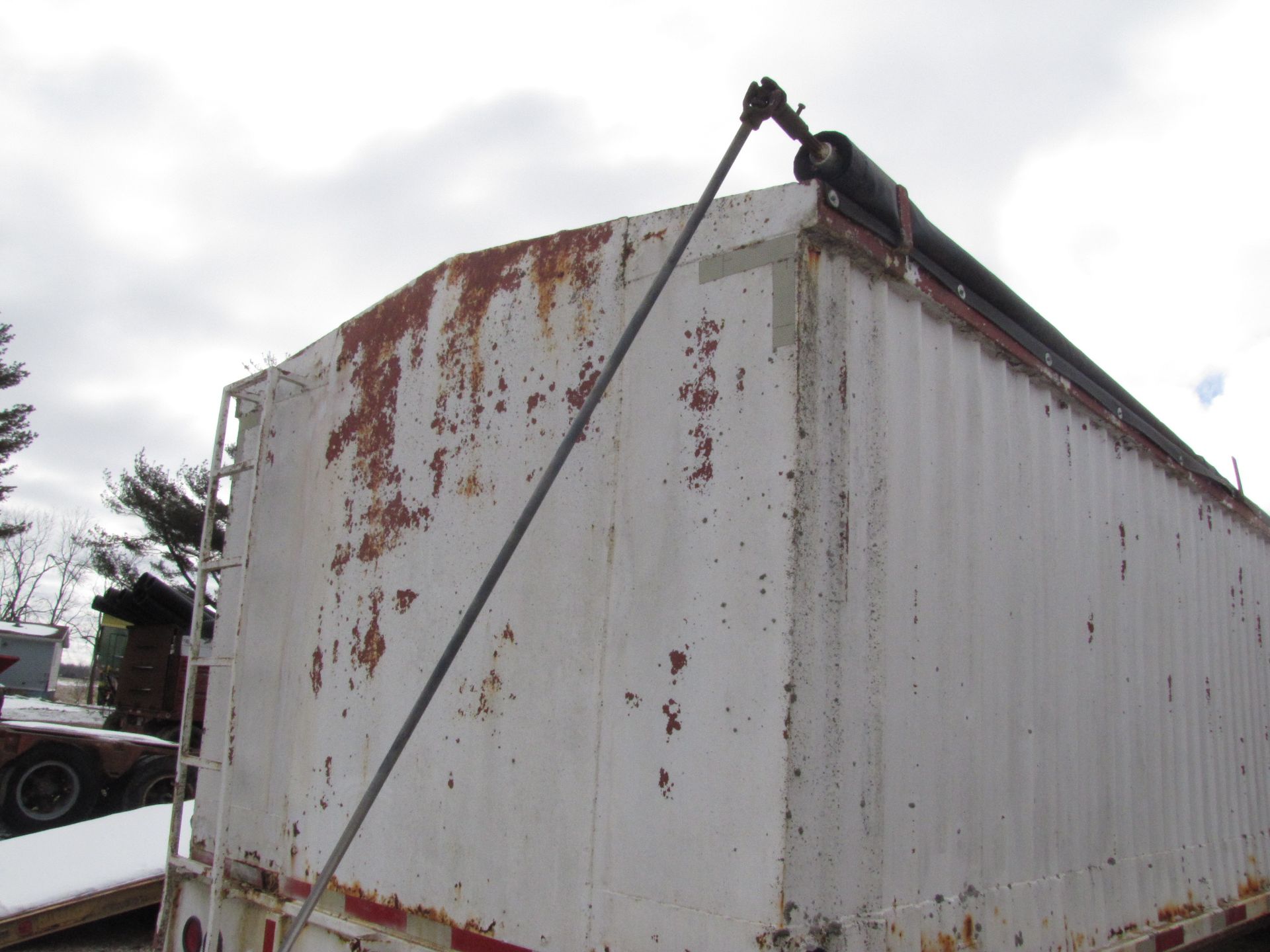 40’ steel hopper grain trailer, NO TITLE - Image 7 of 33