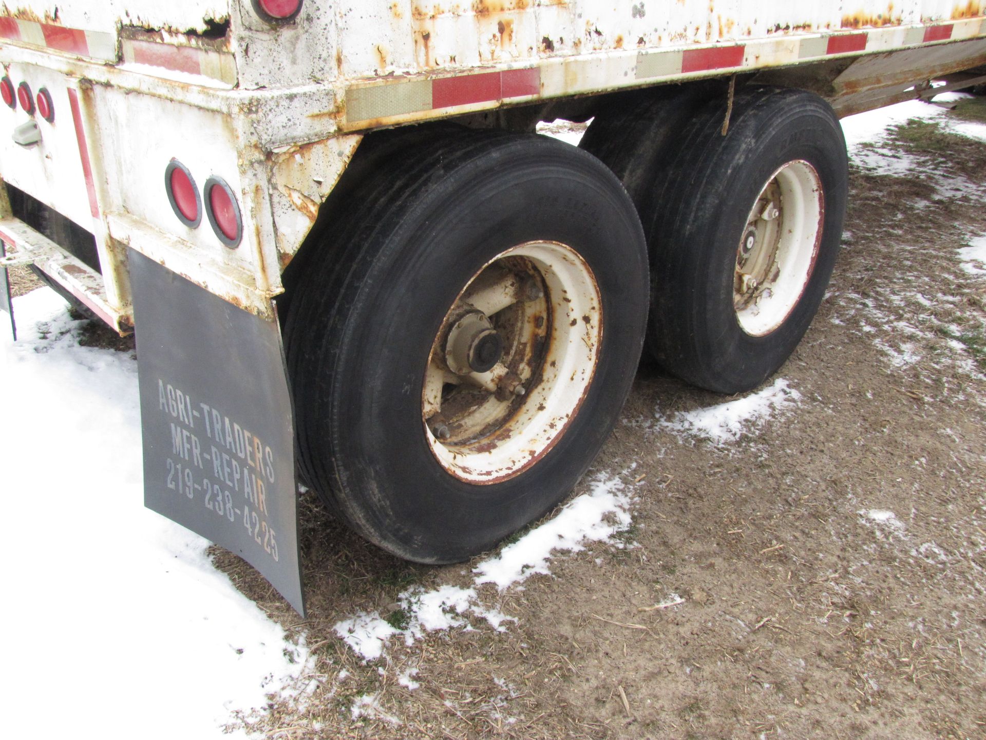 40’ steel hopper grain trailer, NO TITLE - Image 6 of 33