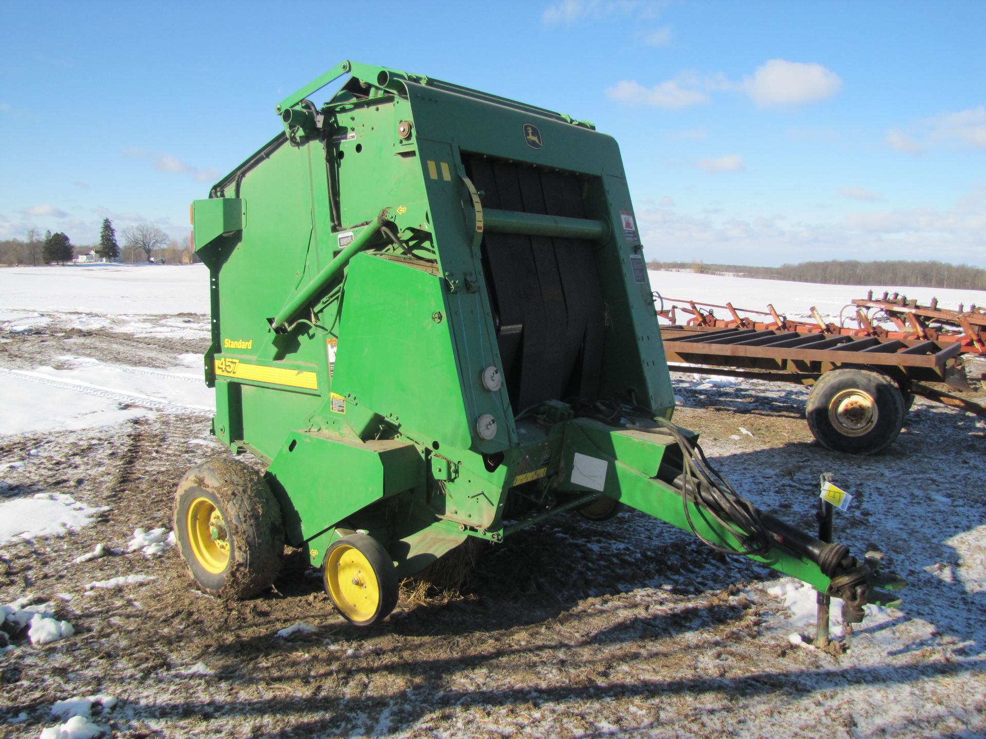 John Deere 457 round baler - Image 4 of 19