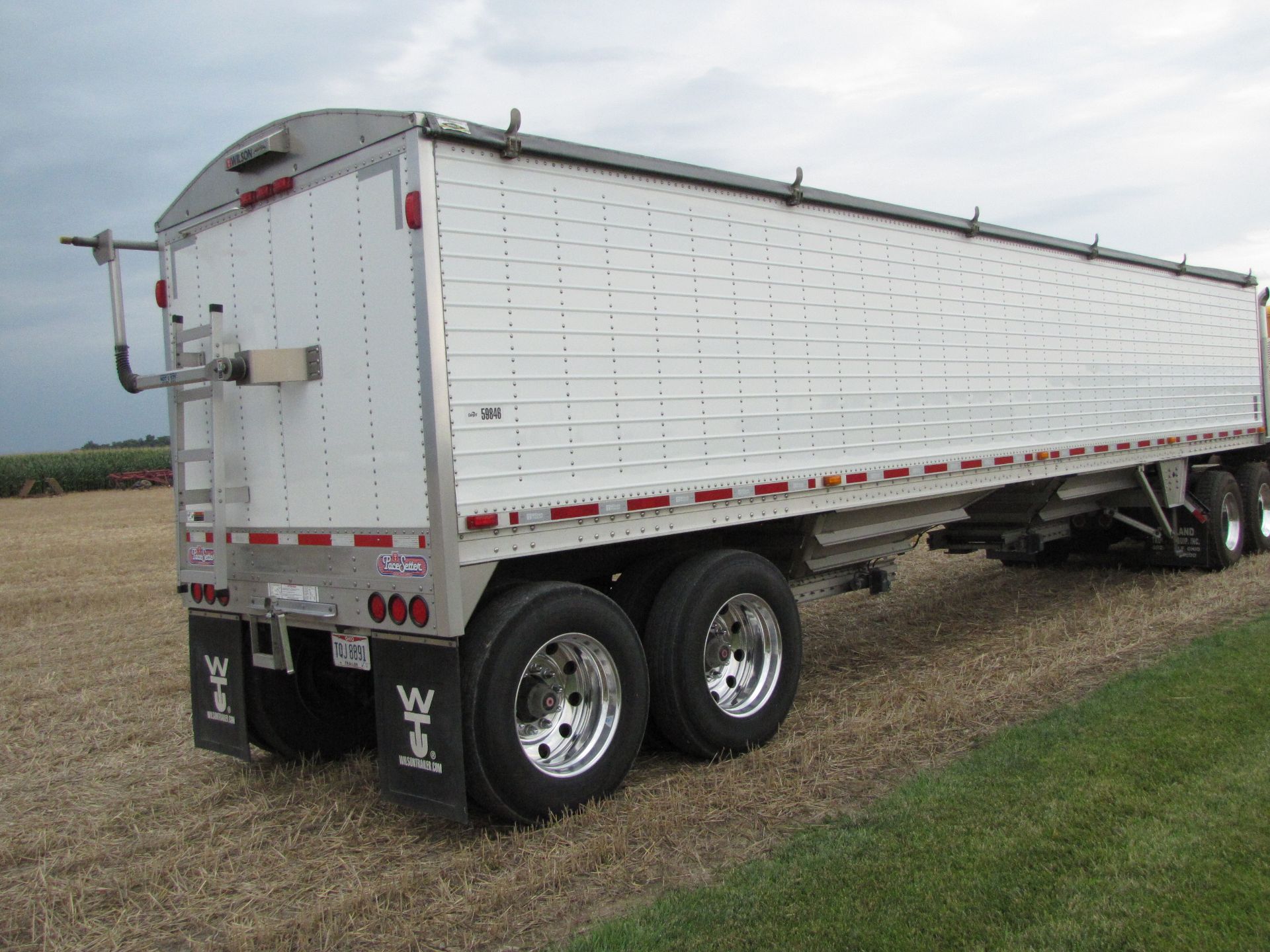 37' 2015 Wilson alum hopper bottom trailer - Image 8 of 48