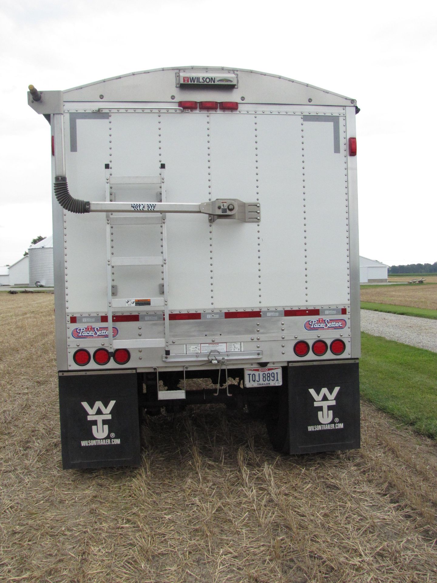 37' 2015 Wilson alum hopper bottom trailer - Image 7 of 48